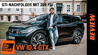 VW ID4 GTX 2021 DAS kann der GTINachfolger mit 299 PS und Allrad 🤩 Fahrbericht  Review  Test [upl. by Relyks]