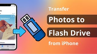 2 Ways How to Transfer Photos from iPhone to Flash Drive USB 2024 [upl. by Kazimir]