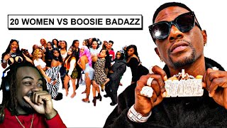 20 WOMEN VS 1 RAPPER BOOSIE BADAZZ REACTION [upl. by Ethe651]