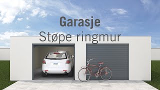 Garasje – Støpe ringmur [upl. by Ahseyi]