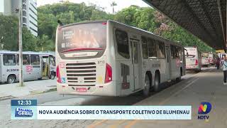 Nova audiência sobre o transporte coletivo de Blumenau [upl. by Haraf]