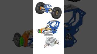 Front steering system automobile  solidworks  technology  mechanism offroad design diy [upl. by Eulalee]