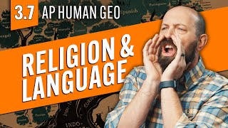 How LANGUAGES amp RELIGIONS Diffuse AP Human Geography Review—Unit 3 Topic 7 [upl. by Alliuqal]