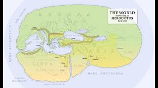 The world according to Greek historian Herodotus in 450 BC [upl. by Nove691]