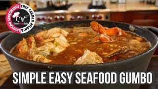 Seafood Gumbo  CHEF CARMEN ATL [upl. by Hsatan]