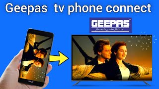 geepas tv connect to phone [upl. by Nauj]