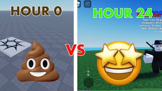 I made a ROBLOX GAME in 24 HOURS  Roblox Studio🙂 [upl. by Camm641]