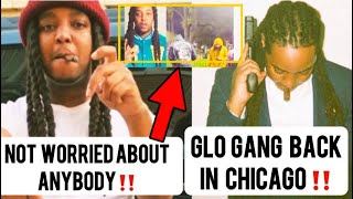 Chief Keef Cousin Tadoe Back In Chicago Looking Unbothered After Rumors Glo Gang Was BANNED [upl. by Euqimod987]