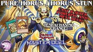 Pure Horus  Horus Stun Ranked Gameplay amp Deck Profile Anti Meta Deck YuGiOh Master Duel [upl. by Huxley100]