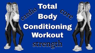 Total Body Dumbbell Workout  Cardio Strength amp Core [upl. by Rombert]