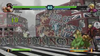 THE KING OF FIGHTERS XIII Kensues NEOMAX crazy 99 hit combo [upl. by Lias956]