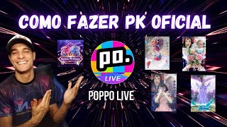 Como Fazer PK Oficial Na Poppo Live  UP Agency  🚀 [upl. by Arocat]