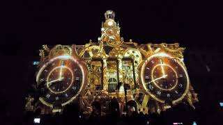 Espectáculo mágico en Cádiz Revive el increíble videomapping en la fachada del Ayuntamiento [upl. by Mallorie]