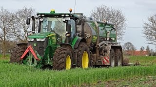 Gülleausbringung LU Bäcker Zetel GoPro Hero4 Full HD John Deere 7260R Kaweco [upl. by Clywd]