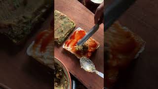 Homemade Grilled Sandwich  Bombay Grilled Sandwich food recipe sandwich ytshorts shorts [upl. by Abana]