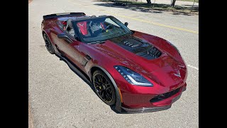 2018 Long Beach Red Callaway SC 757 Corvette Convertible [upl. by Ijuy717]