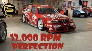 Super rare 12000 Rpm ALFA ROMEO 155 V6 Ti DTM  REVIEW Onboard  engine sound [upl. by Vincenz]