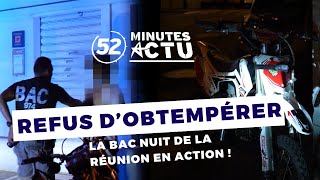 CoursePoursuite Nocturne à La Réunion  La BAC Intervient  52 MINUTES ACTU [upl. by Latnahs312]