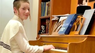 Cantor Yanky Lemmer Singing While His Son Plays On the Keyboard [upl. by Levona153]