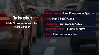 Mehr Verkehr in den Quartierstrassen wegen Autobahnausbau [upl. by Ramas]