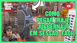 GTA V ONLINE  NOVO MÉTODO COMO SALVAR TRAJE DO JUGGERNAUT ✅ FÁCIL GTA V ONLINE PS4 [upl. by Sorac]