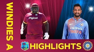 West Indies A vs India A  Match Highlights  3rd ODI 2019  India A Tour of West Indies [upl. by Marsha]