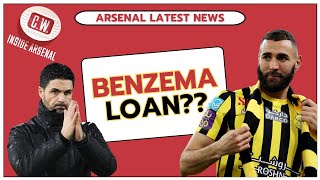 Arsenal latest news Benzema on loan  Jesus return  Changes vs Palace  Elnenys Egypt scare [upl. by Nadean]