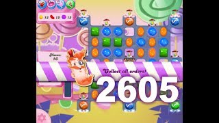 Candy Crush Saga Level 2605 3 stars No boosters [upl. by Kanter165]