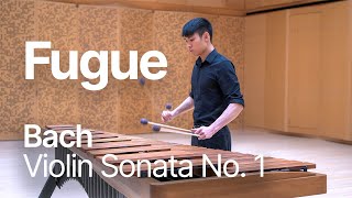 Fugue in G Minor from Bach Violin Sonata No 1 Performed By Arnor Chu Marimba [upl. by Amsa]