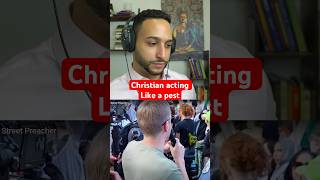 Christian antagonizing Palestinians [upl. by Ytsrik]