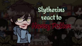 Slytherins react to Harry Potter  Mild Drarry  ft Hot Voldie [upl. by Lenz776]