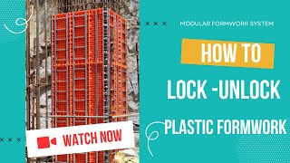 Fast and Easy Plastic Column Formwork System [upl. by Adolf]