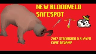 New Stronghold Slayer Cave Bloodveld safespot 2017 SLAYER CAVE REVAMP [upl. by Bj218]