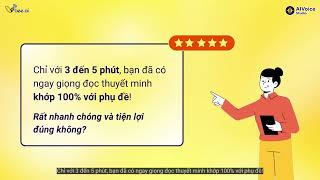 Review tính năng quotChuyển đổi phụ đề SRT sang Audioquot của Vbee AIVoice [upl. by Anthony460]