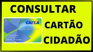 CONSULTAR CARTÃO CIDADÃO  SALDO CARTÃO CIDADÃO [upl. by Cirdek]