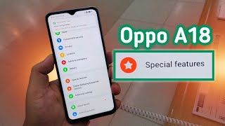 Oppo A18 Tips amp Tricks  Special Features [upl. by Finley548]