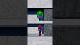 Spiderman VS Hulk spiderman shorts gta [upl. by Teddi]