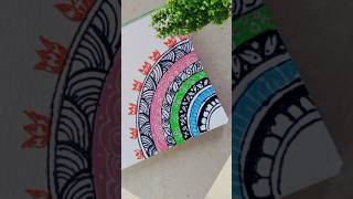 Easy and beautiful mandala art 🎨 mandalaart mandala art drawing shorts shortsfeed trending [upl. by Malkin]