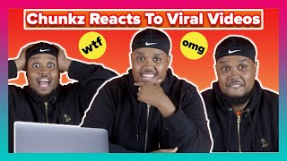 Chunkz Reacts To Viral Clips Of Himself [upl. by Adyol418]