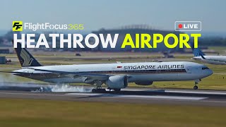 Heathrow Airport Live  Departures Sunday 7th July 2024 [upl. by Furgeson]