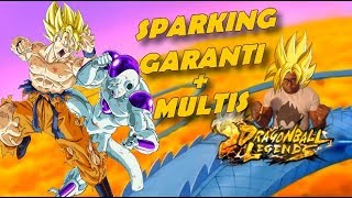 INVOCATIONS PORTAIL SPARKING GARANTI  MULTIS DRAGON BALL LEGENDS [upl. by Floro]