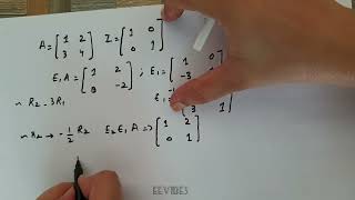 How to Express a Matrix as a Product of its Elementary Matrices [upl. by Ahtiekahs227]