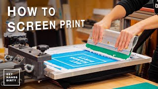 Print Your Own Posters TShirts and More  Screen Printing Basics [upl. by Peggir]