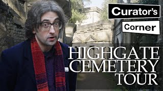 Highgate Cemetery Tour  Famous and not so famous British Museum graves  Curators Corner S8 Ep9 [upl. by Ameekahs]