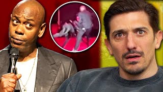 Comedians React Dave Chappelle ATTACKED on Stage [upl. by Kotto]