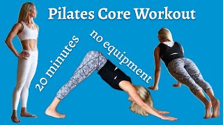 20 minutes Pilates Workout  No Equipment Needed [upl. by Rhiana878]