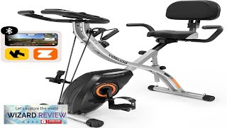 YOSUDA Folding Exercise Bike Foldable Stationary Bike for Home Gym Workout Review [upl. by Lebasi653]