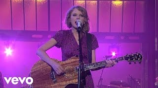 Taylor Swift  Back To December Live on Letterman [upl. by Estus629]