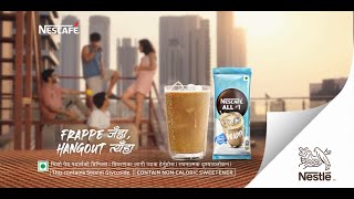 Nescafé All in 1 Frappe  Frappe Jahan Hangout Wahan  Nepali [upl. by Idnyc925]