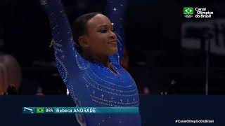 MUNDIAL DE GINÁSTICA 2022 – Rebeca Andrade se apresenta na trave final por equipes [upl. by Giah531]